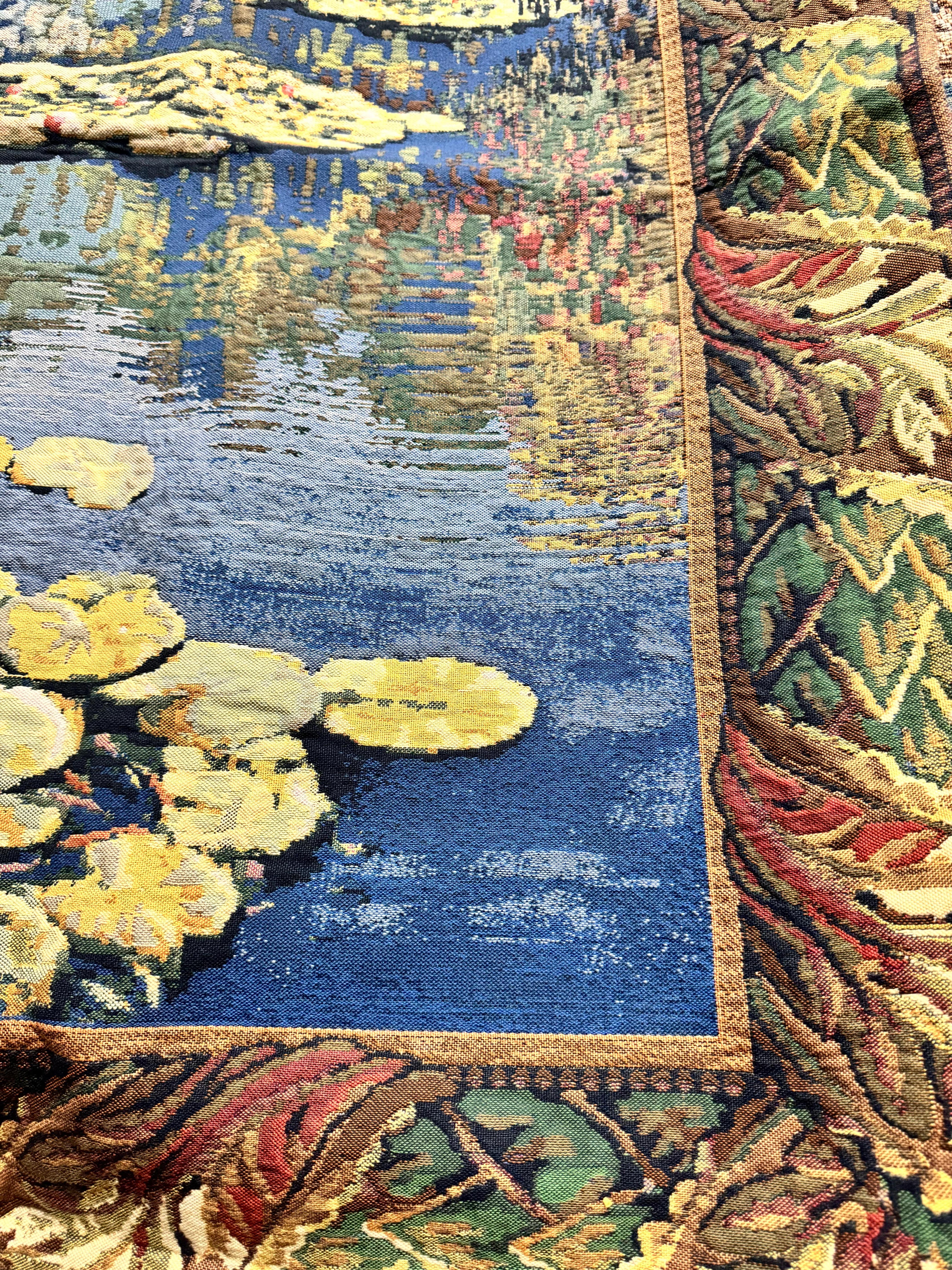 Tapisserie d'inspiration Monet inspirée du lac Giverny en vente 3