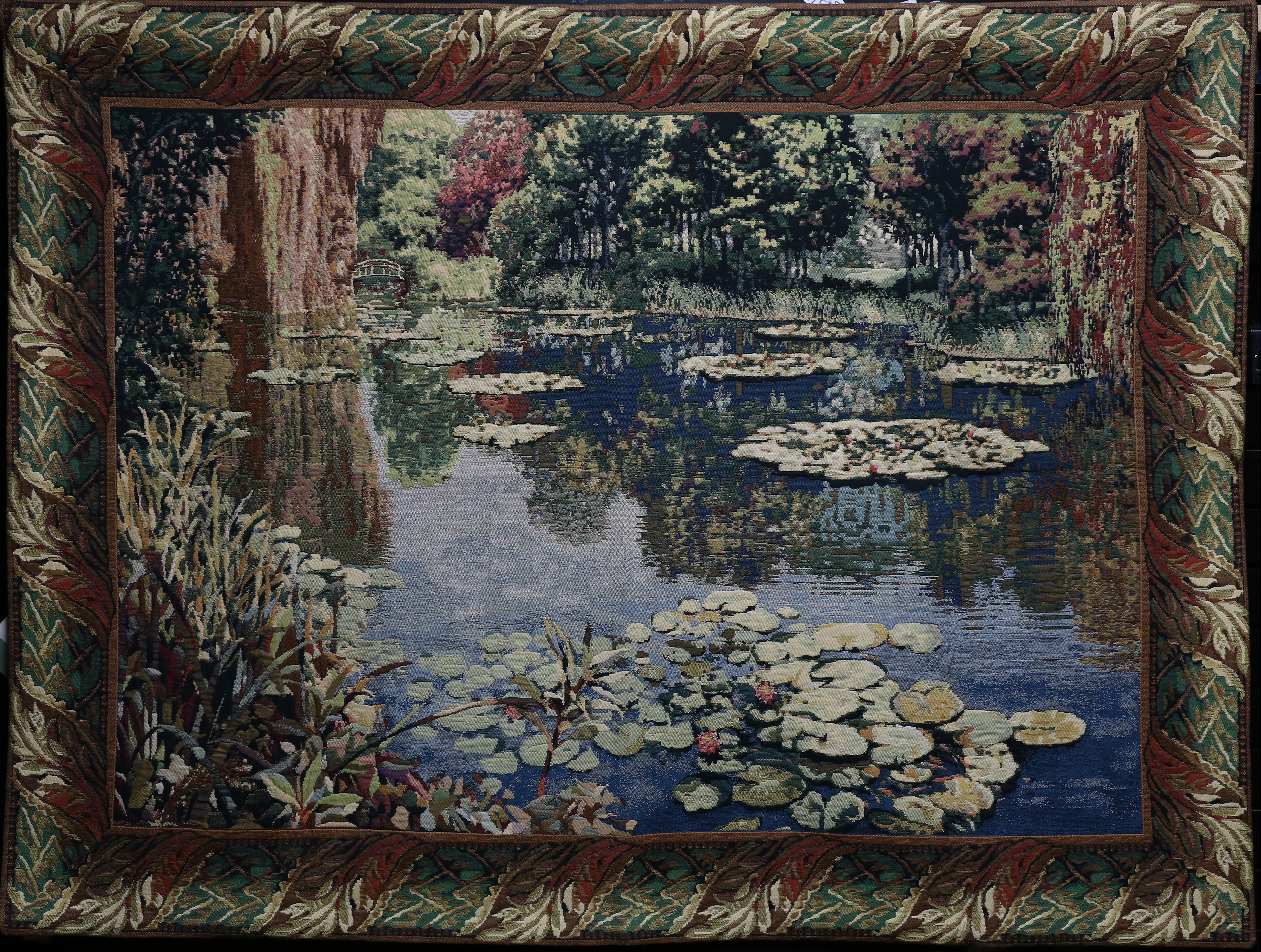 Lake Giverny Monet Inspired Tapestry - Art by Unknown