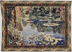 Arazzo ispirato al lago di Giverny Monet