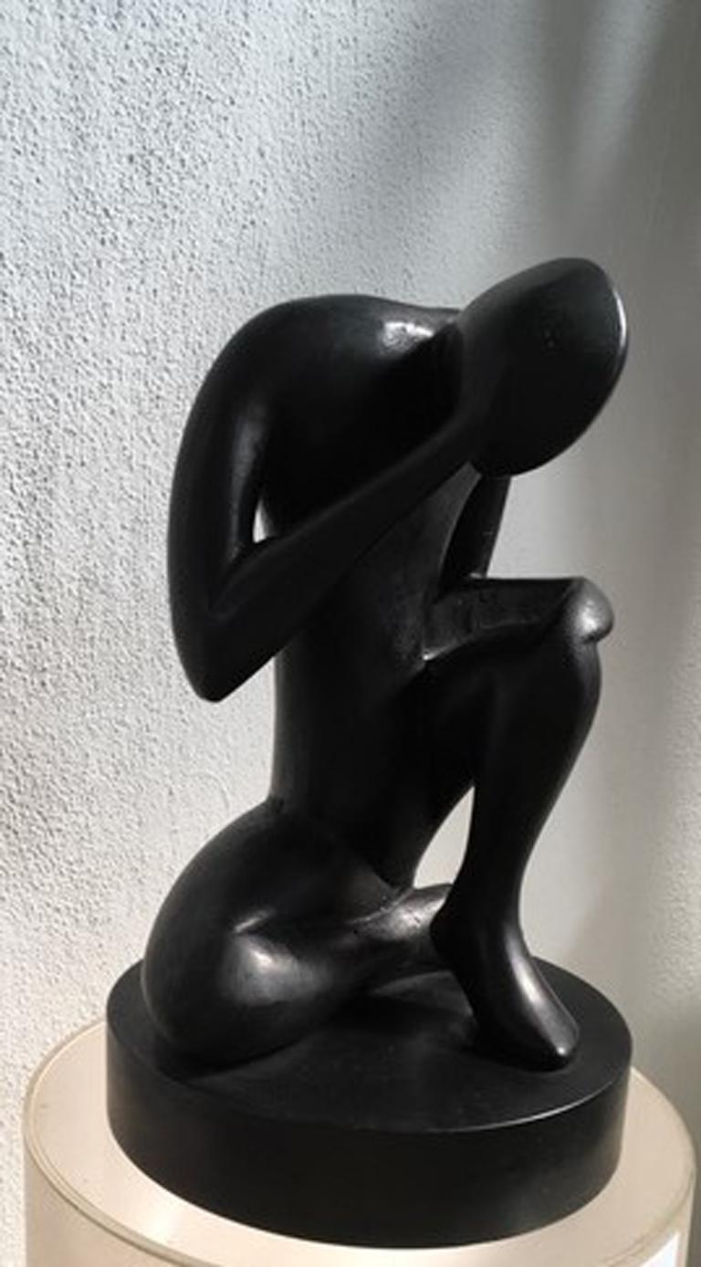Bronze-Abstrakte Skulptur von Bintou, Italien, 1969  im Angebot 7