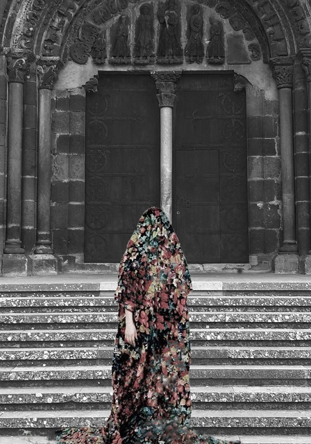 Hope, Nicola Sozzi Photography Portrait of Woman with Floral Dress Italy 2018 4