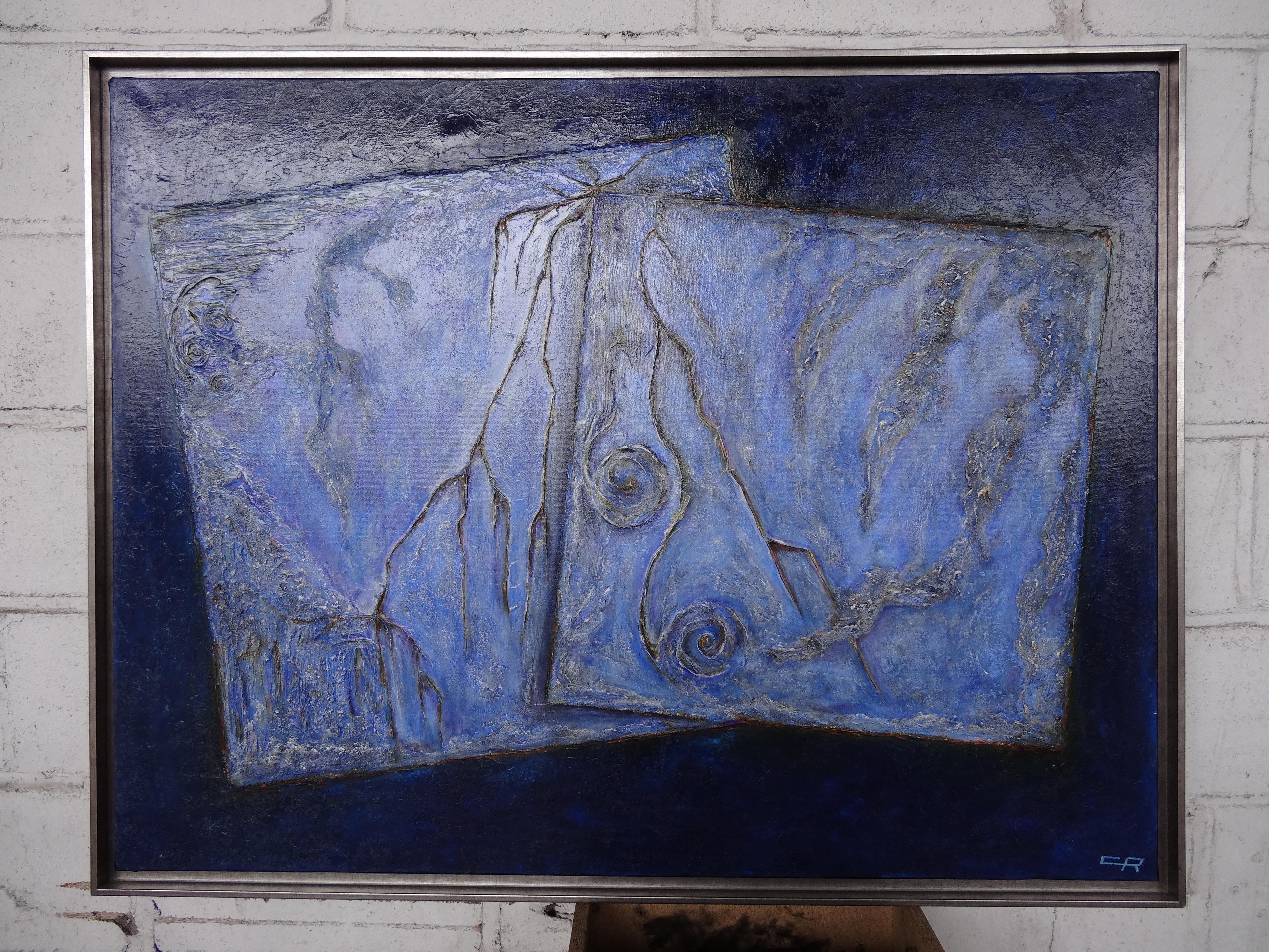 Cécile RONCIER, Painting Blue Marge, 2017 For Sale 2