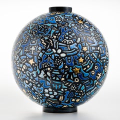 Astro Ball "City of Stars" by Lukas Works for the Manufacture of Longwy, 2017.