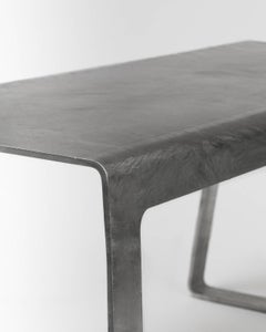 A_Bench in Hot-Dipped Galvanized Steel Plate by Jonathan Nesci