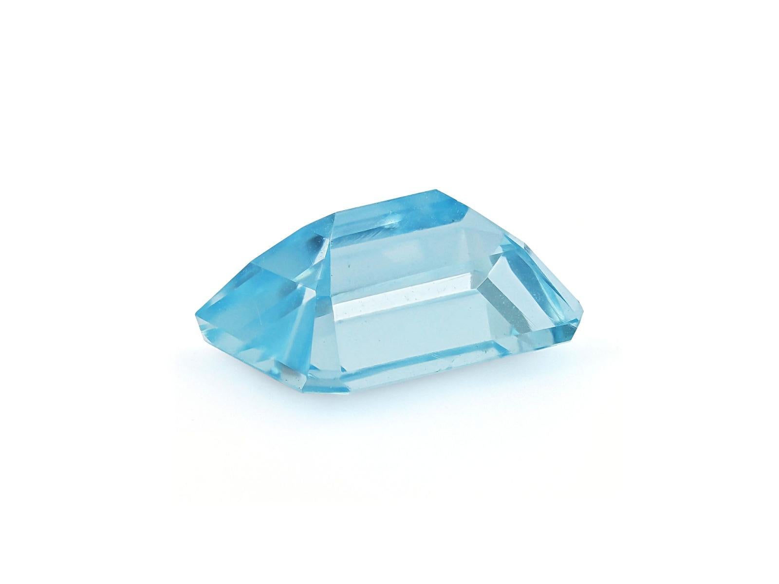 Octagon Cut AA Natural Aquamarine Loose Gemstone For Jewelry Making 9x7mm Octagon 2.36 Cts For Sale