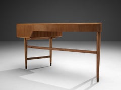 A.A. Patijn pour Zijlstra Bureau Meubelen en noyer et laiton