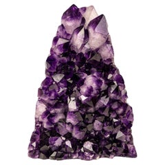 AAA-Grade Amethyst Cluster with Large Druzy Crystals