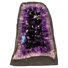 AAA-Grade Amethyst Geode Cathedral – Deep Purple Druzy Crystals