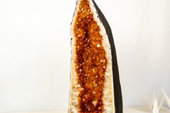 AAA-Grad Golden-Orange Citrin Geode Kathedrale