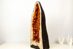 AAA-Grad Golden-Orange Citrin Geode Kathedrale