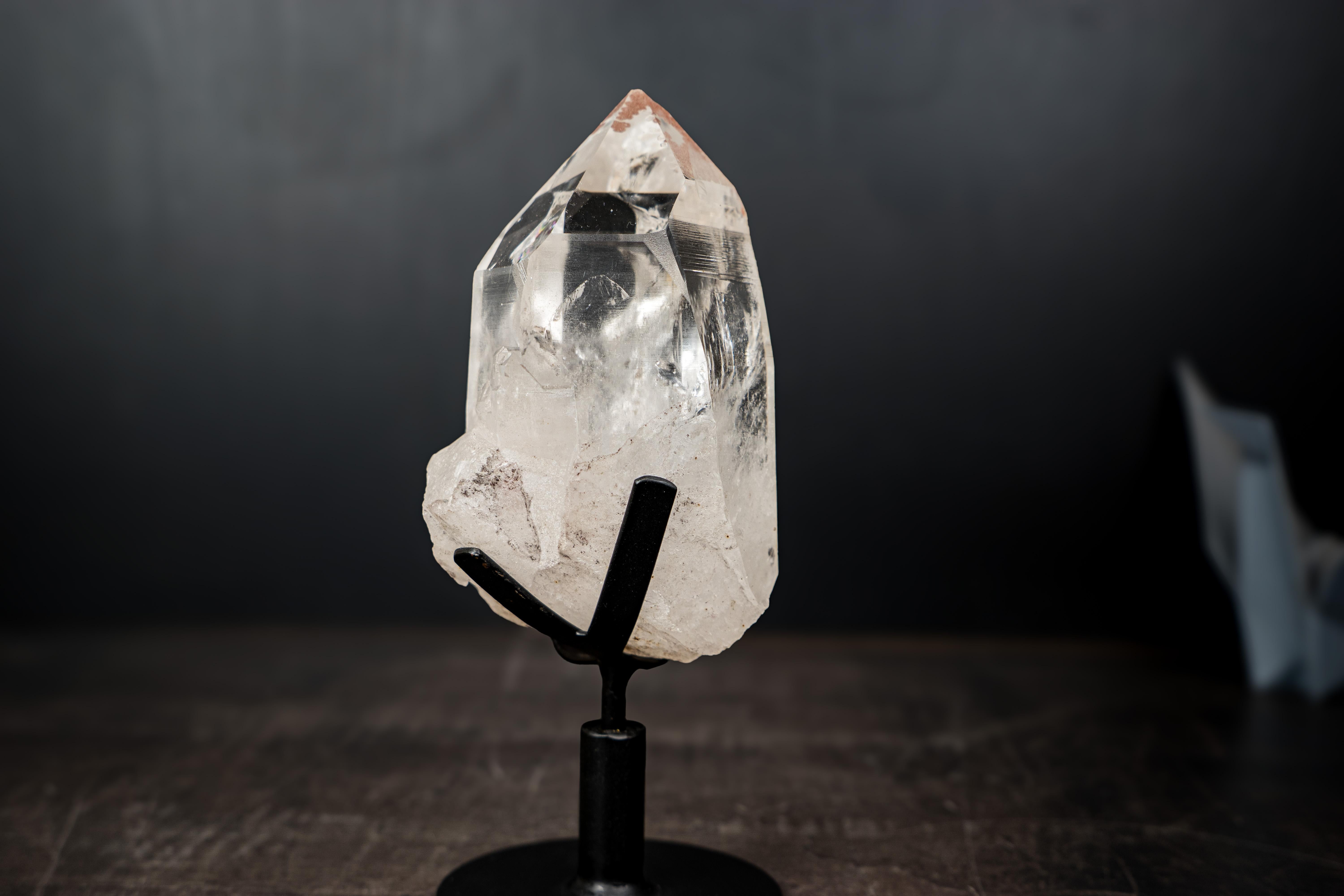 Contemporary AAA-Grade Lemurian Quartz Crystal For Sale