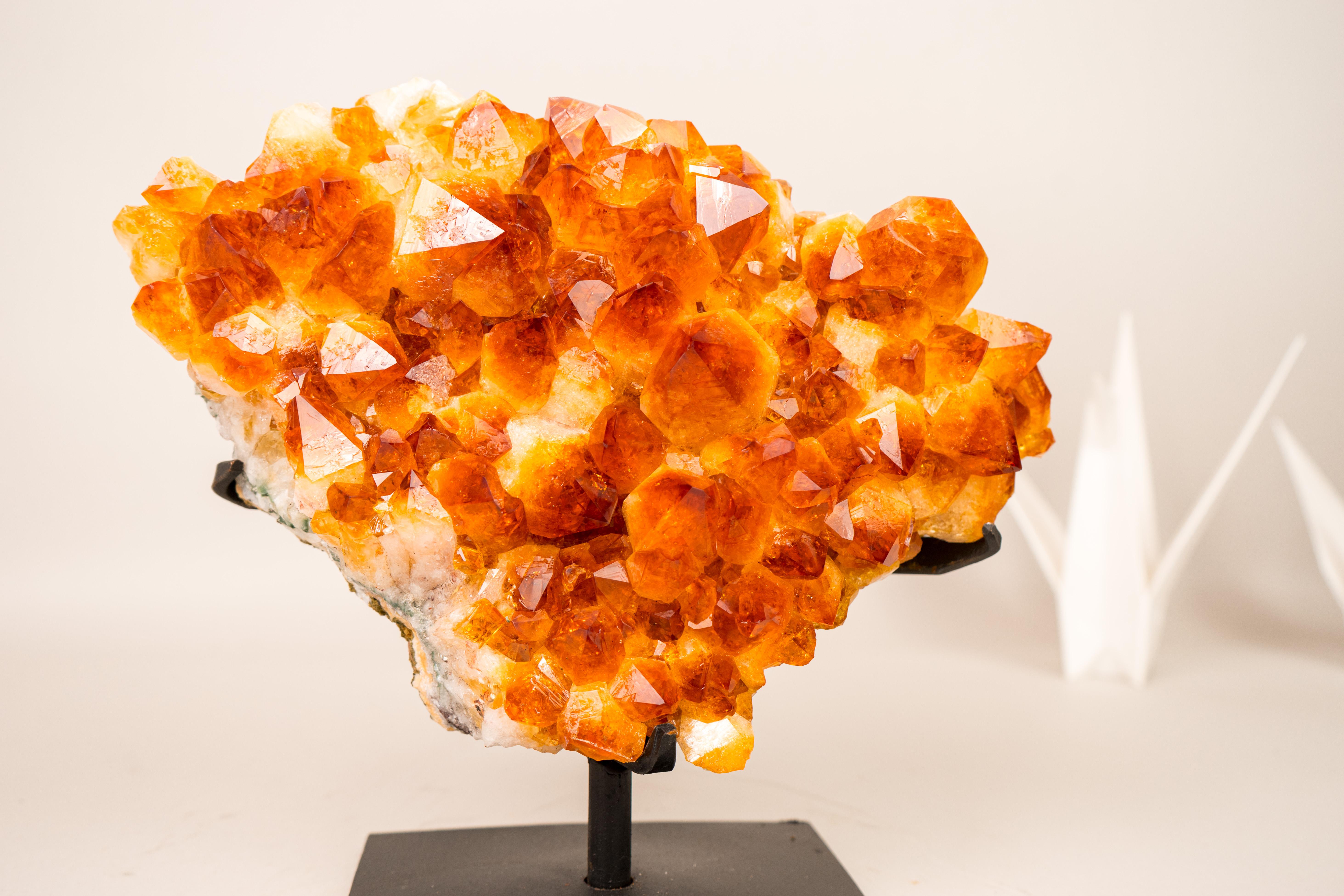 AAA-Grade Natural Citrine Crystal Cluster For Sale 1