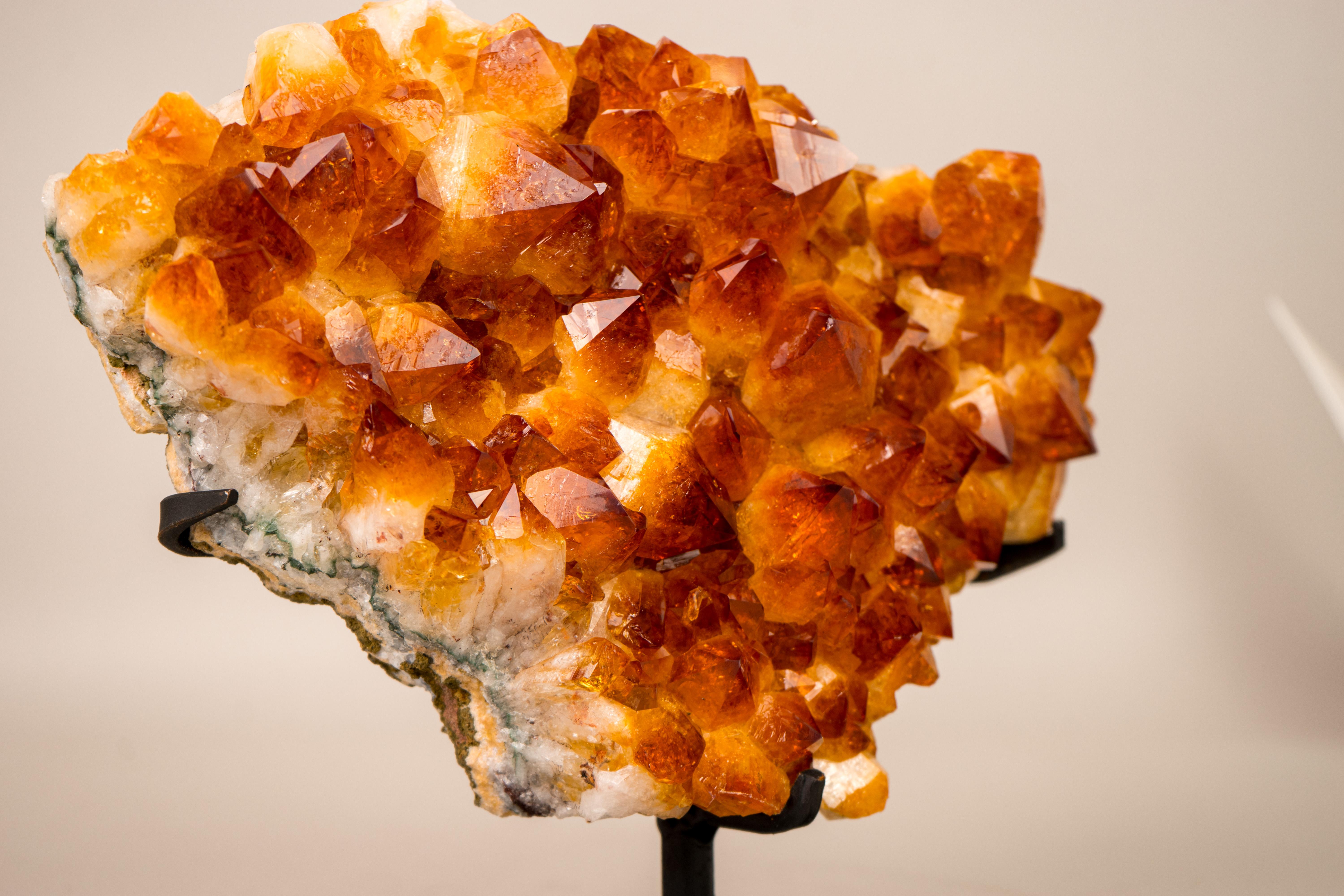 AAA-Grade Natural Citrine Crystal Cluster For Sale 2