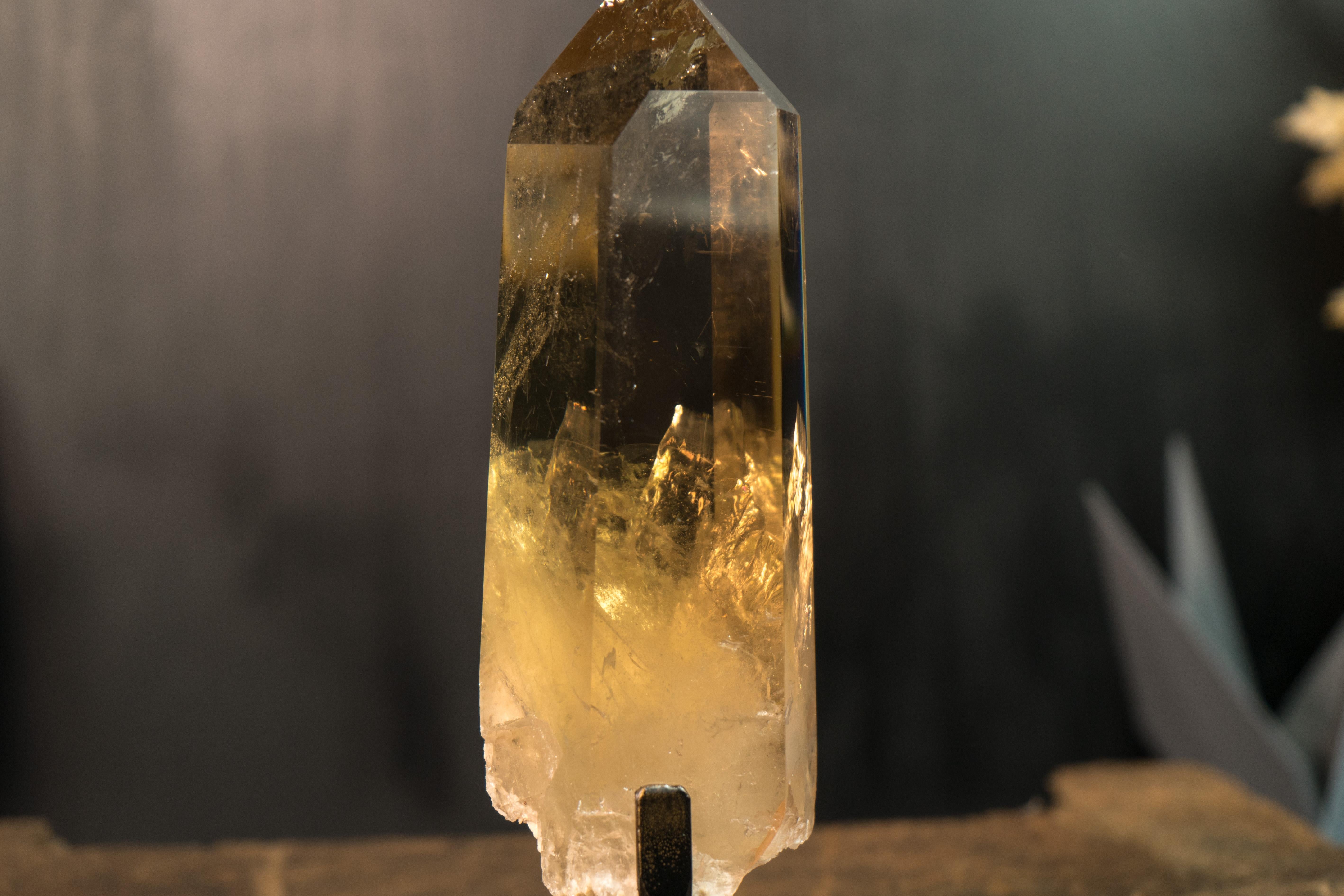 AAA-Grade Real Natural Raw Citrine, Water-Clear Honey Orange Citrine In New Condition For Sale In Ametista Do Sul, BR