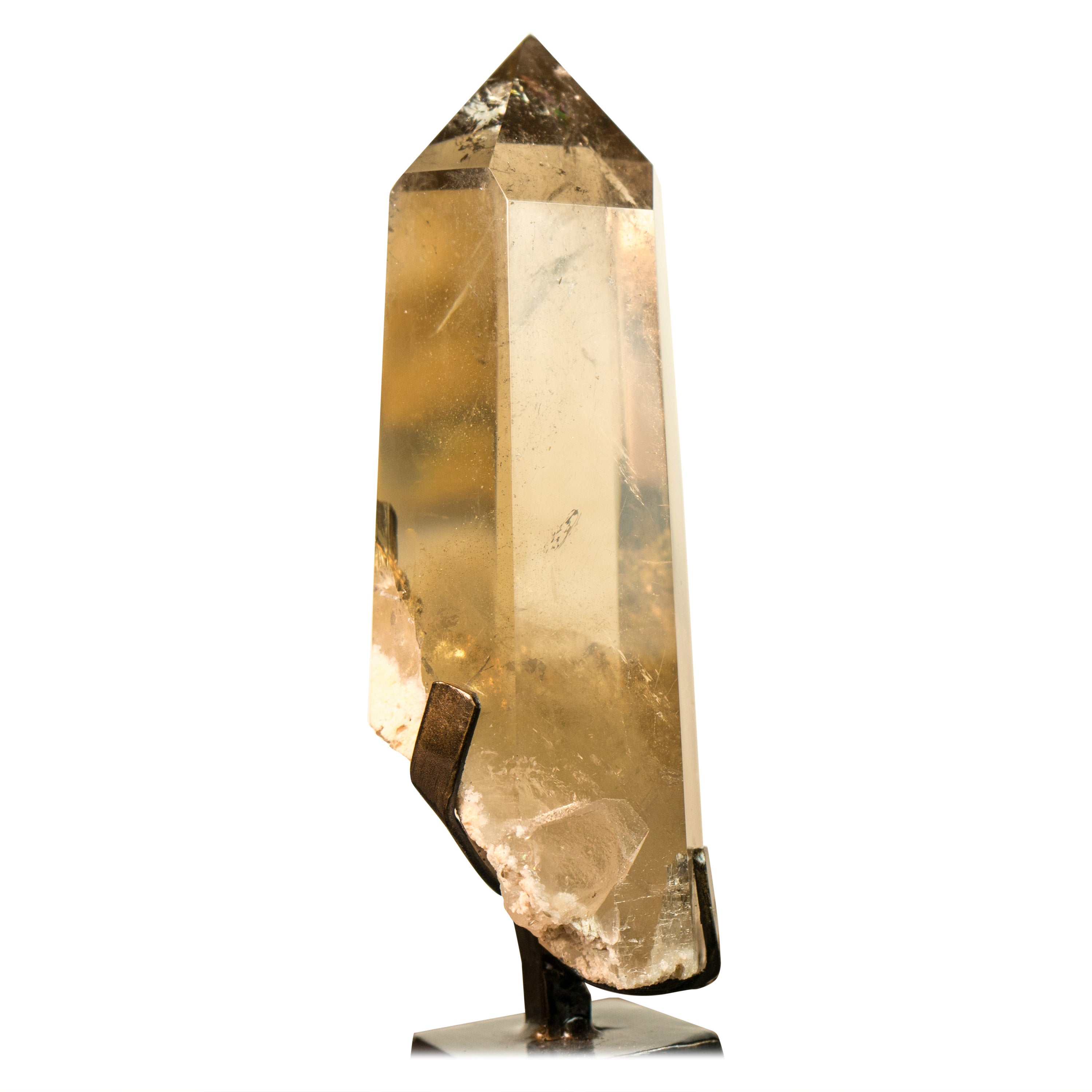 Citrine brute naturelle de qualité AAA, Citrine orange miel clair à l'eau