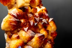 AAA Madeira Citrine Cluster on Stand