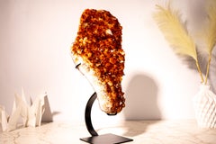 Madeira Citrine Crystal Cluster with AAA-Grade Large Points