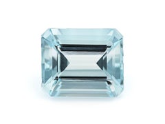 AAA Natural Aquamarine Loose Gemstone For Jewelry Making 11x9mm Octagon 3.92 Cts