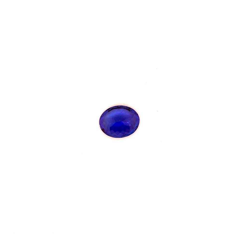 AAA Natural Blue Tanzanite Oval Cut 8.93 Ct Loose Gemstone Tanzanite Jewelry In New Condition In New York, NY