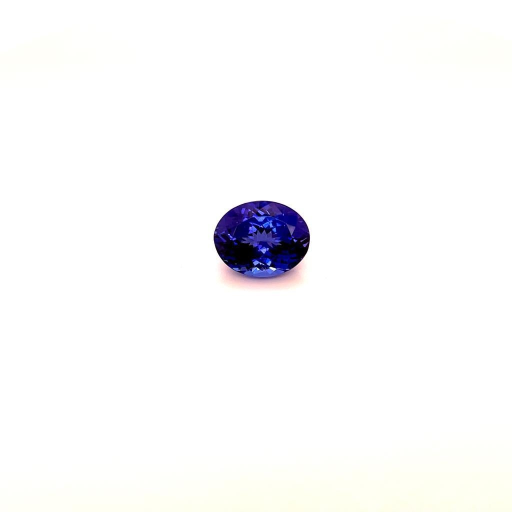 Women's or Men's AAA Natural Blue Tanzanite Oval Cut 8.93 Ct Loose Gemstone Tanzanite Jewelry
