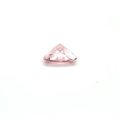 AAA Natural Pink Morganite Trillion Shape 6.42 Ct Eye Clean Clarity Loose Stone