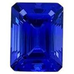 AAA Natural Tanzanite, Emerald Cut, 18.02 Carat Loose Tanzanite Gemstone