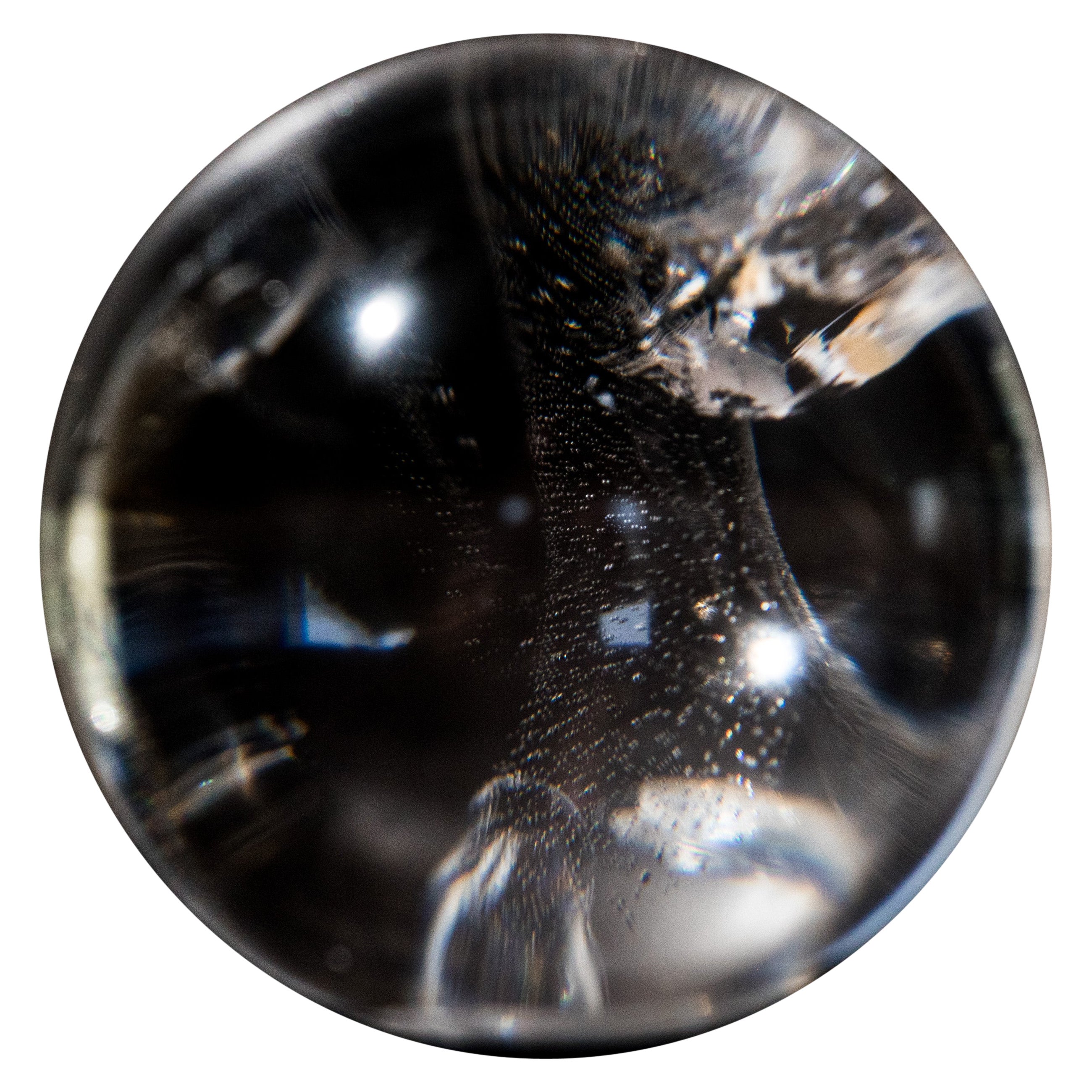 Sphère de quartz clair à l'eau naturelle AAA en vente