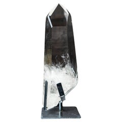 AAA Optical-Grade Lemurian Quartz Point from Diamantina, Brazil