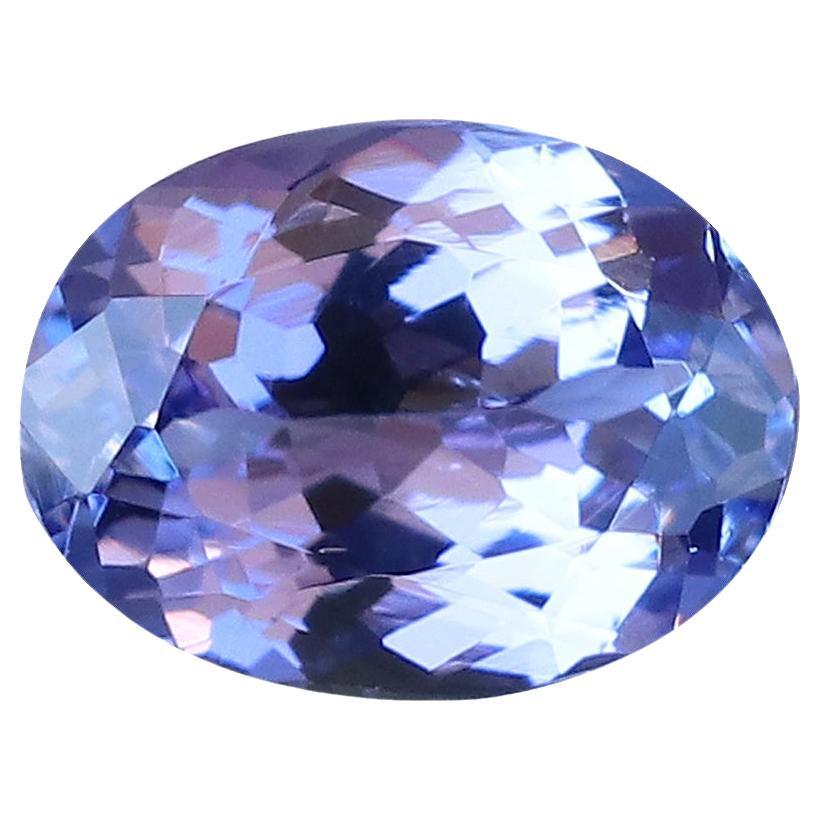 AAA Oval Natural Tanzanite 7x9mm Loose Gemstone December Birthstone 1.98 Cts