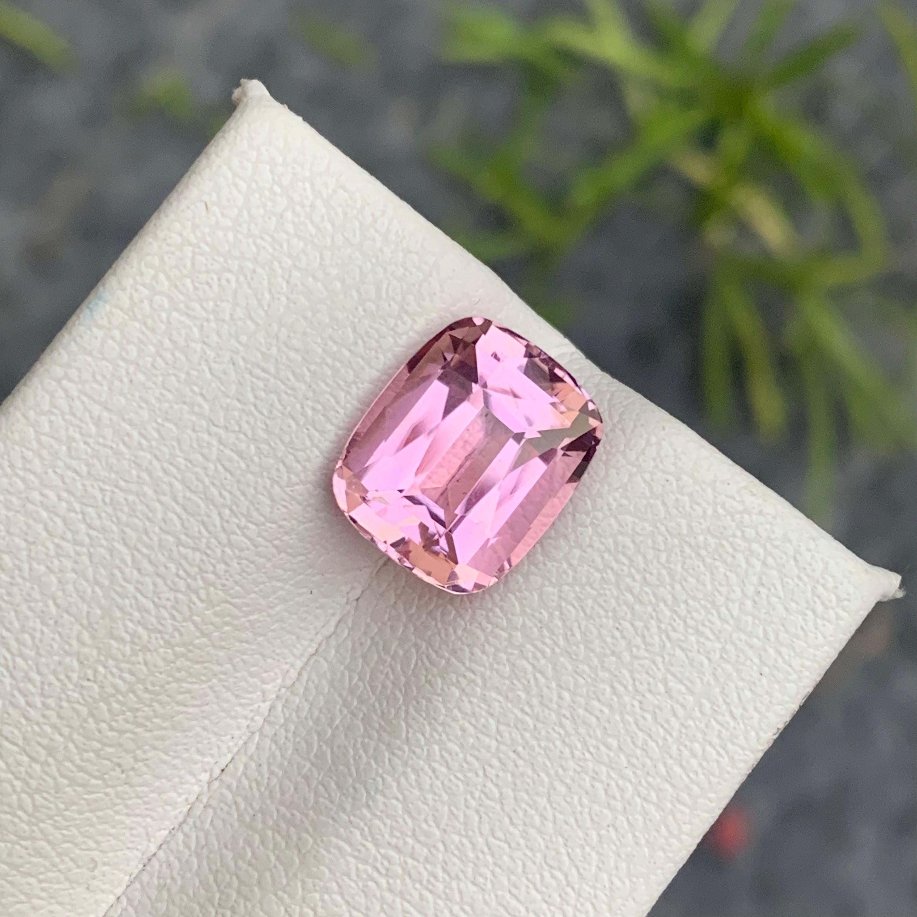 AAA Quality 4.05 Carat Natural Taffy Pink Loose Tourmaline for Jewelry Making 1