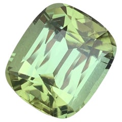 AAA Quality 8.80 Carat Natural Loose Light Mint Tourmaline Cushion Afghan Mine