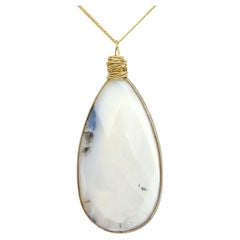 AAA Qualität Dendrit Opal kalibriert Edelstein Pear Cabochon Anhänger