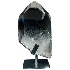 Punta de cristal de cuarzo lemuriano transparente como el agua, de calidad AAA