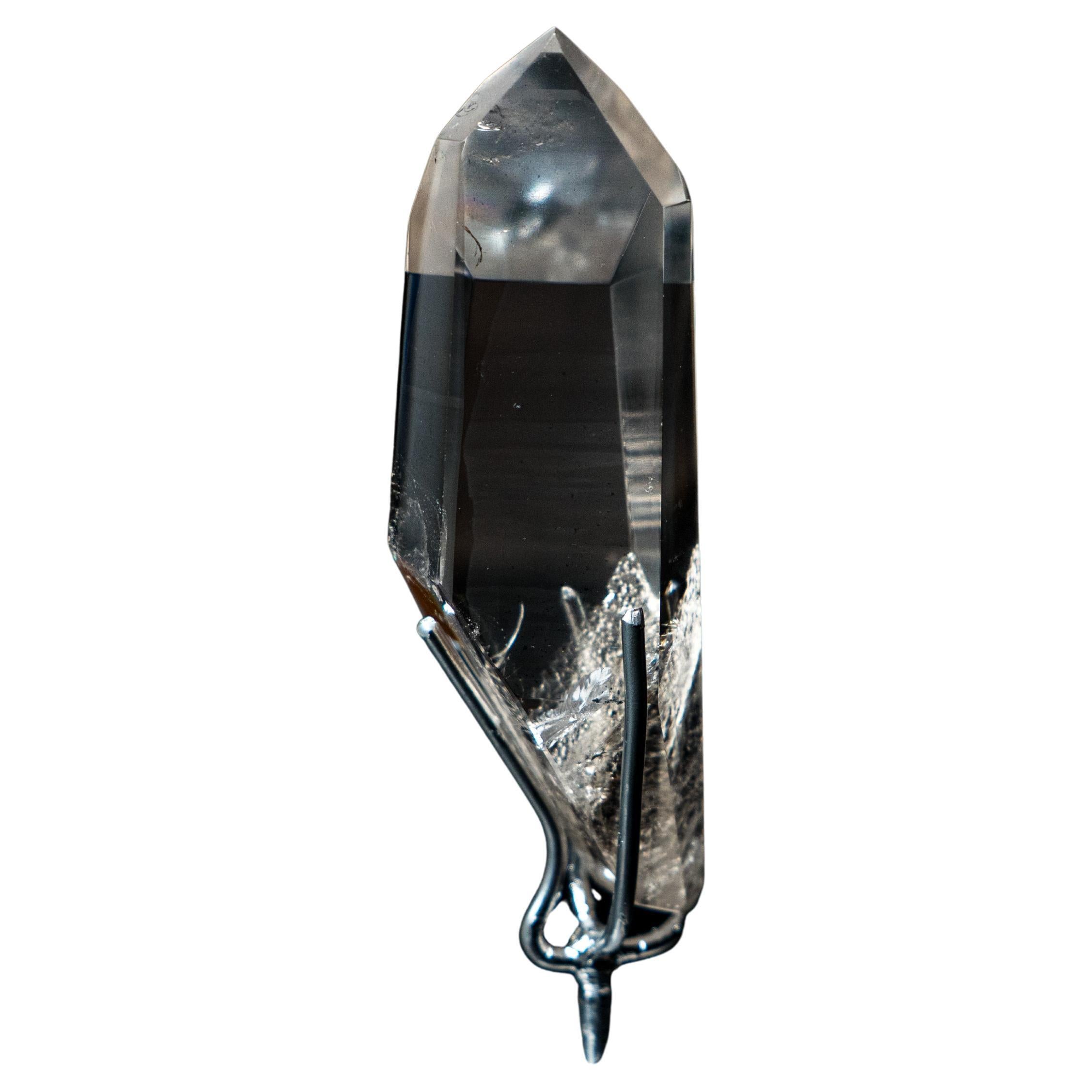 AAA Water-Clear Lemurian Quartz Obelisk Point from Diamantina, Brazil