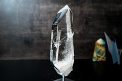 AAA Water-Clear Lemurian Quartz Point from Diamantina, Brazil