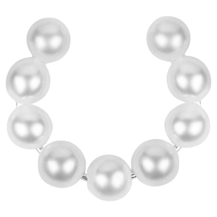 AAA White Akoya Pearl Ear Cuff For Sale