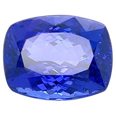 AAAA, pierre de naissance tanzanite naturelle taille coussin 16,8 carats