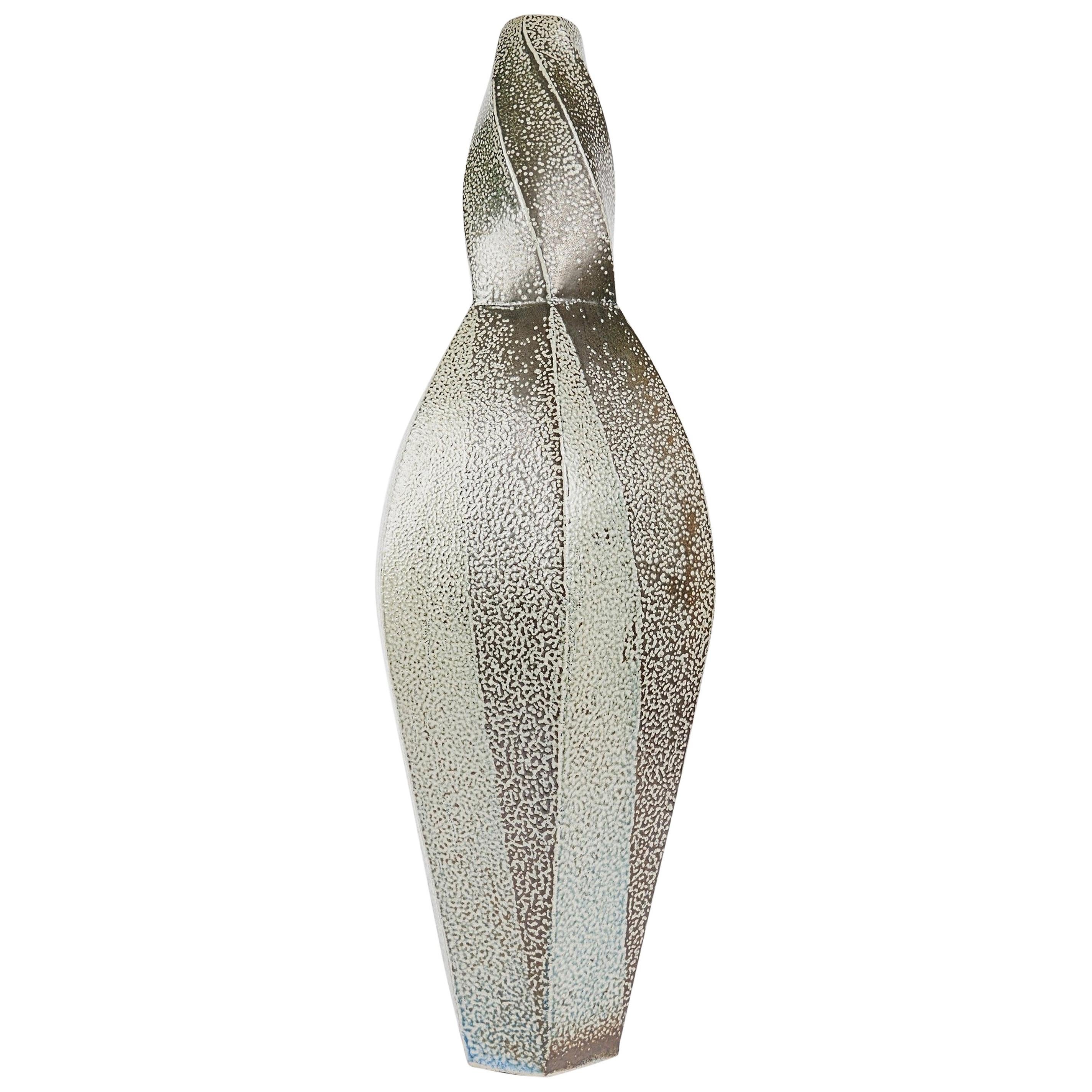 Vase en céramique torsadée Aage Birck, Danemark, 2012