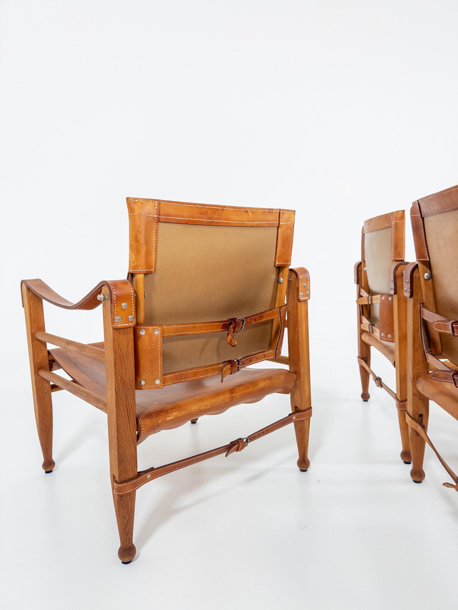 Aage Bruun & Søn - Chaises Safari, Danemark, années 1960 en vente 4