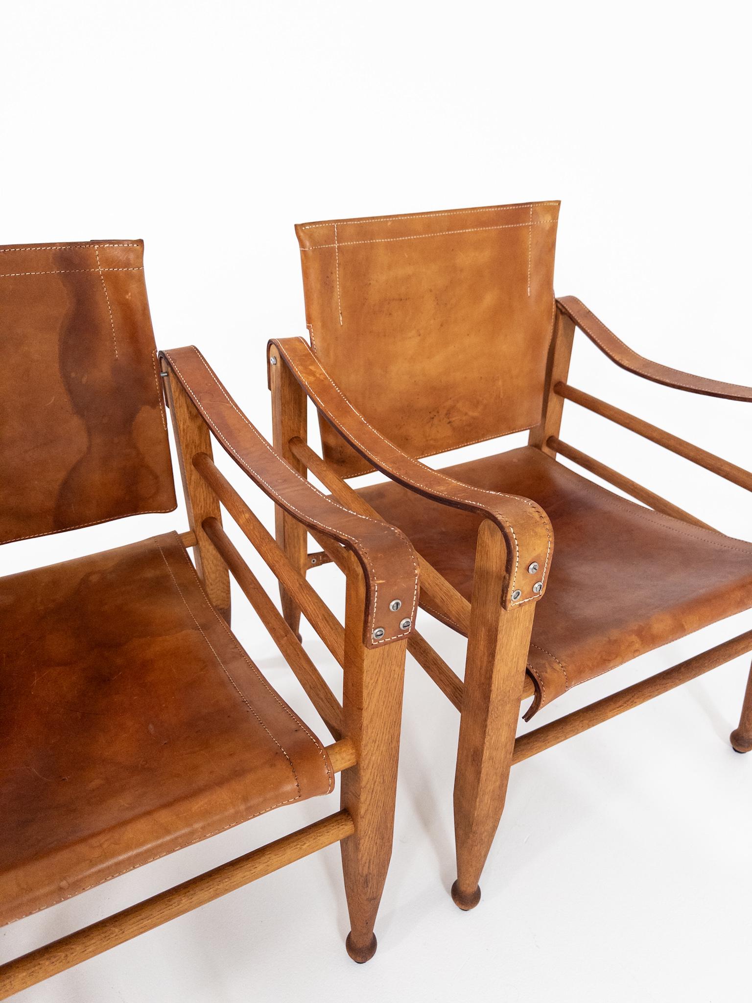 Aage Bruun & Søn - Chaises Safari, Danemark, années 1960 en vente 2