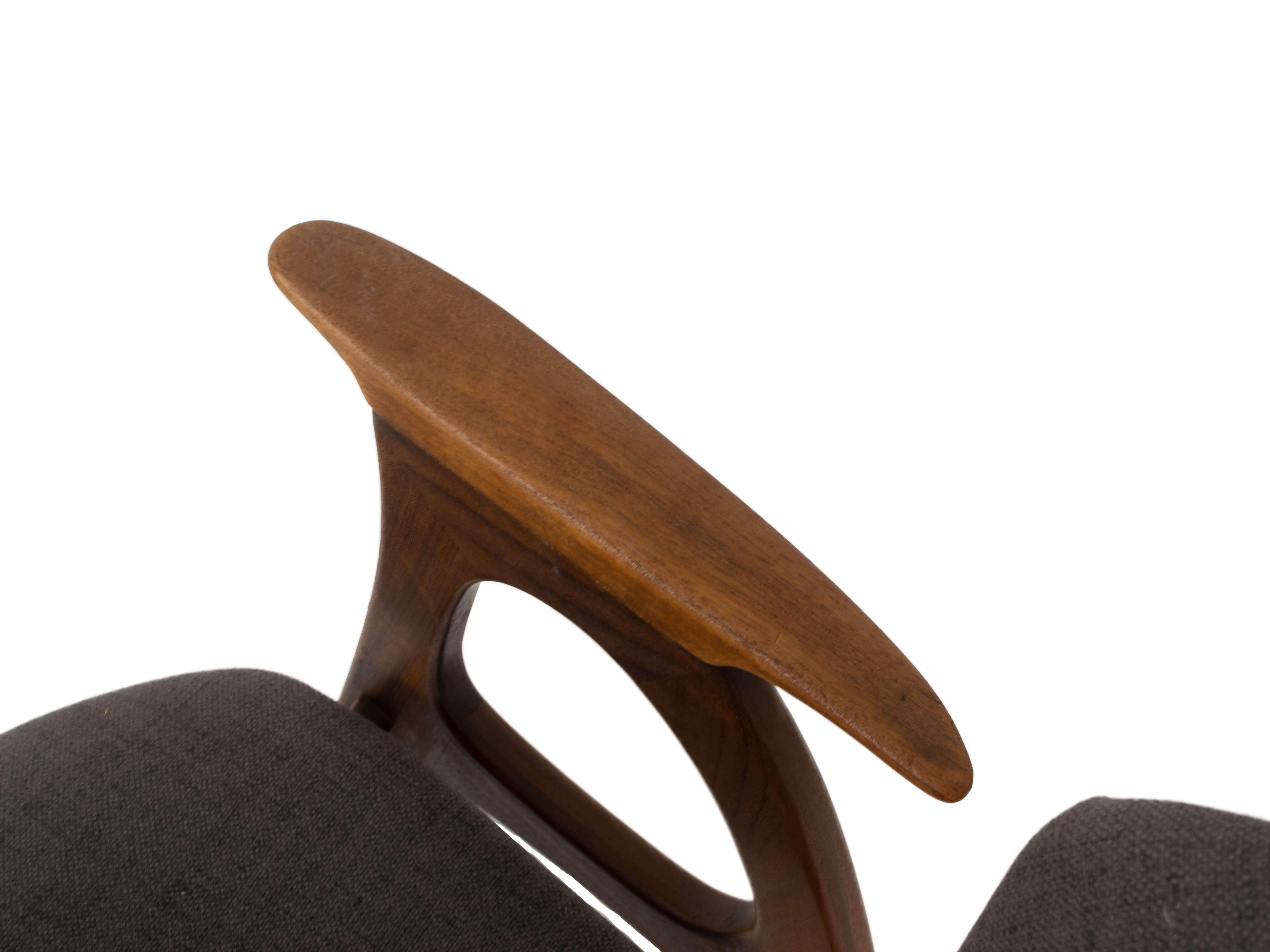 Aage Christiansen Rocking Chair for Erhardsen & Andersen, Denmark 1960s 1