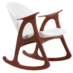 Aage Christiansen Rocking Chair for Erhardsen & Andersen