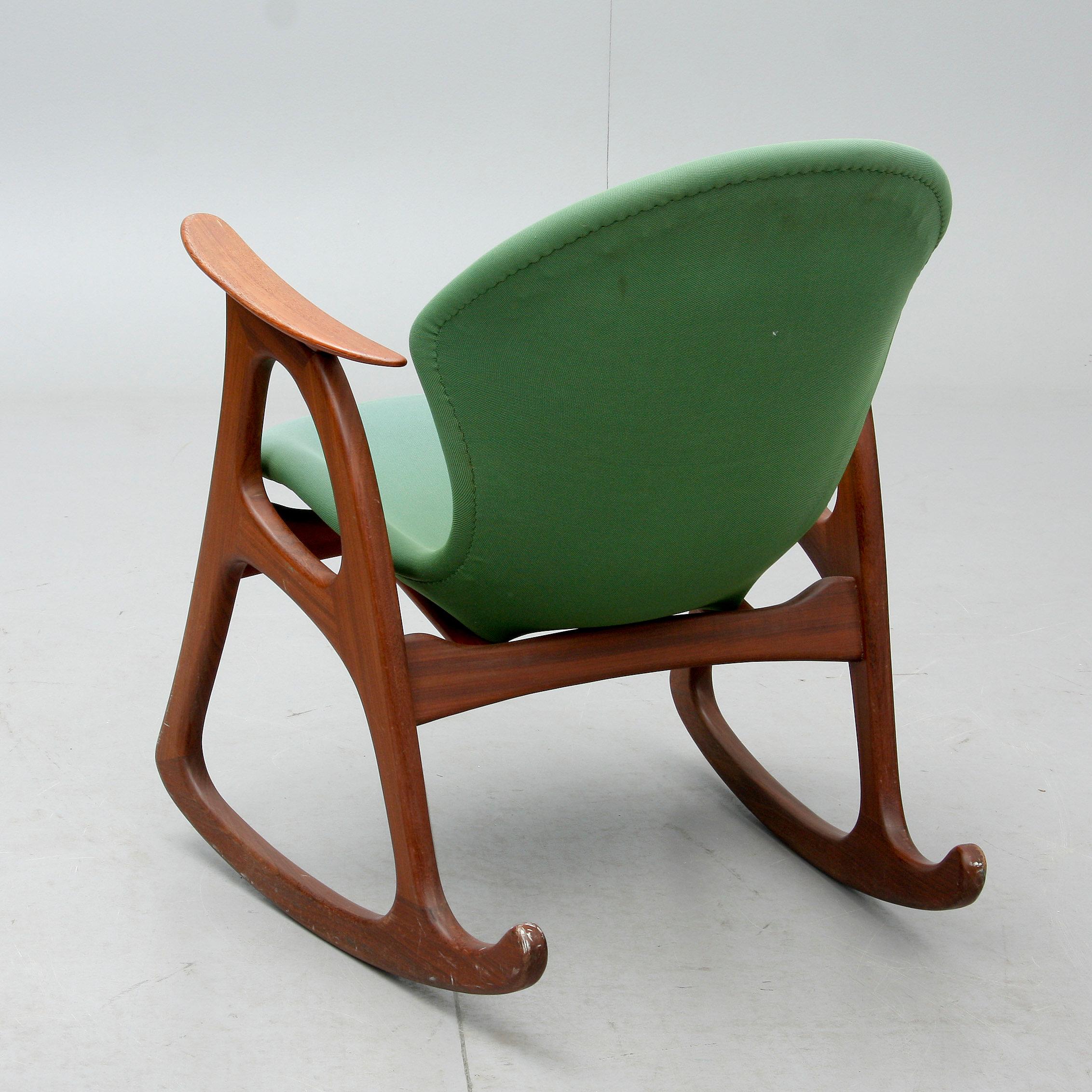 Scandinave moderne Iage Christiansen Swivel Chair, Erhardsen & Andersen Danemark années 1960 en vente