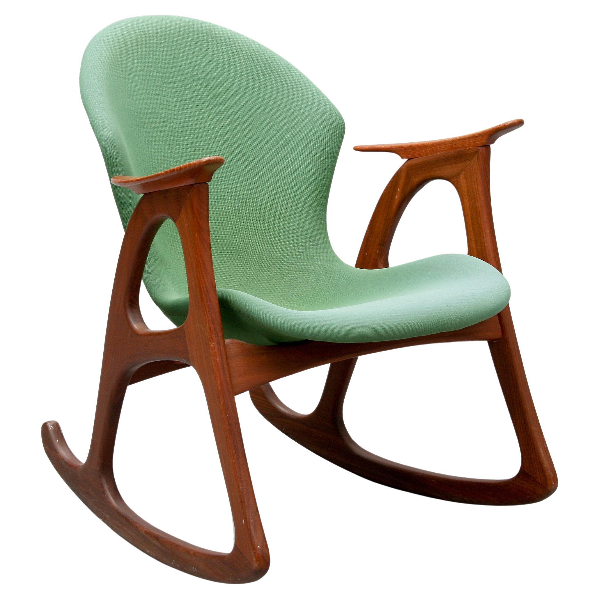 Aage Christiansen Swivel Chair, Erhardsen & Andersen Denmark 1960s For Sale