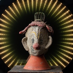 Aage Hogfeldt Outsider Art Clown Sculpture