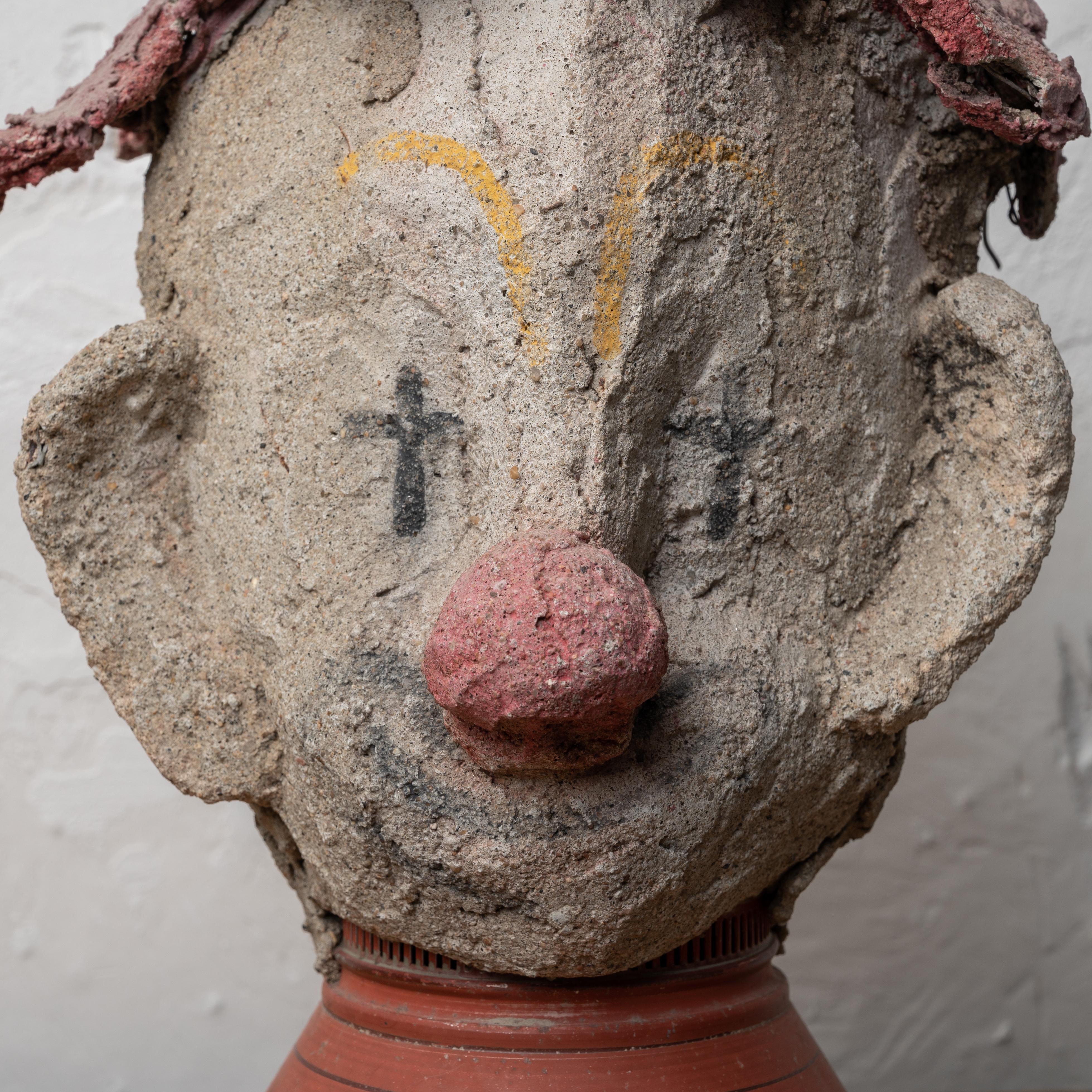 Wire Aage Hogfeldt Outsider Art Clown Sculpture For Sale