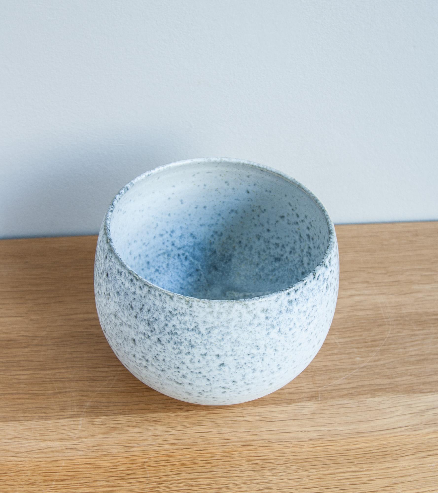 Aage & Kasper Würtz One Off Small Vase Stone Blue Glaze #2 3