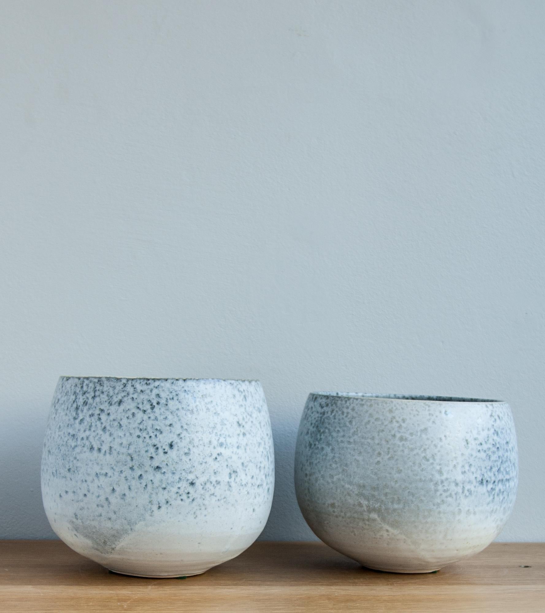 Scandinavian Modern Aage & Kasper Würtz One Off Small Vase Stone Blue Glaze #2