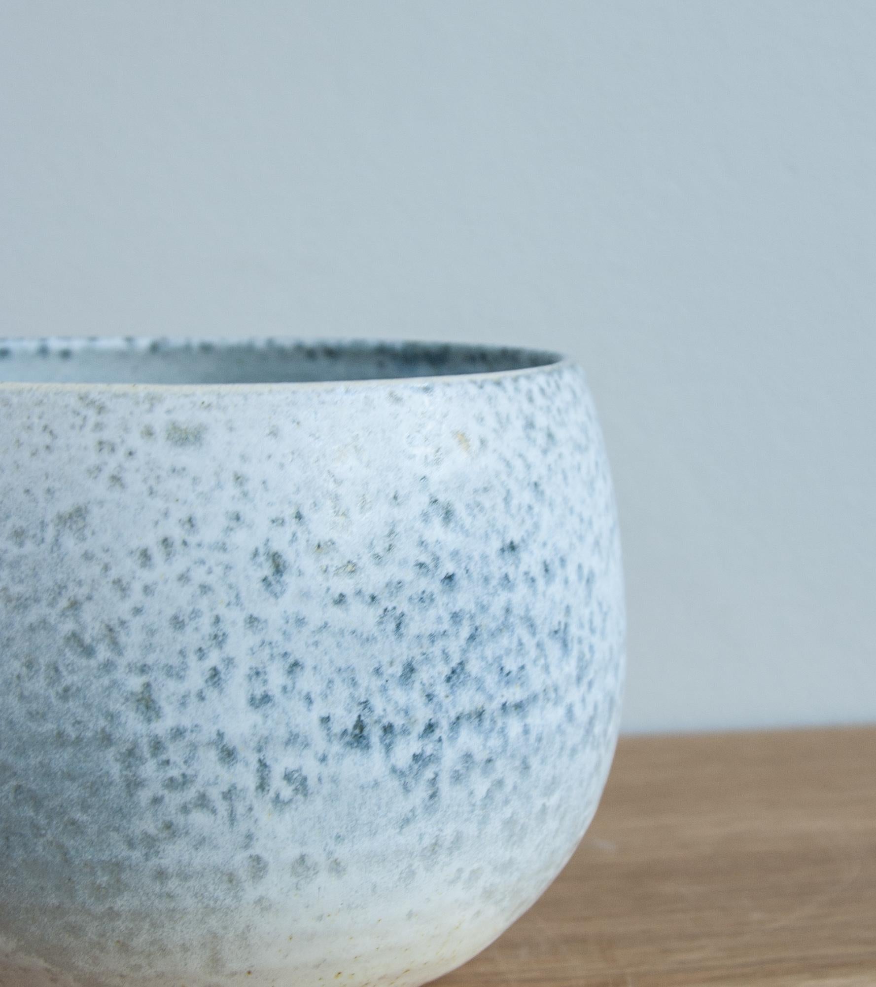 Contemporary Aage & Kasper Würtz One Off Small Vase Stone Blue Glaze #2