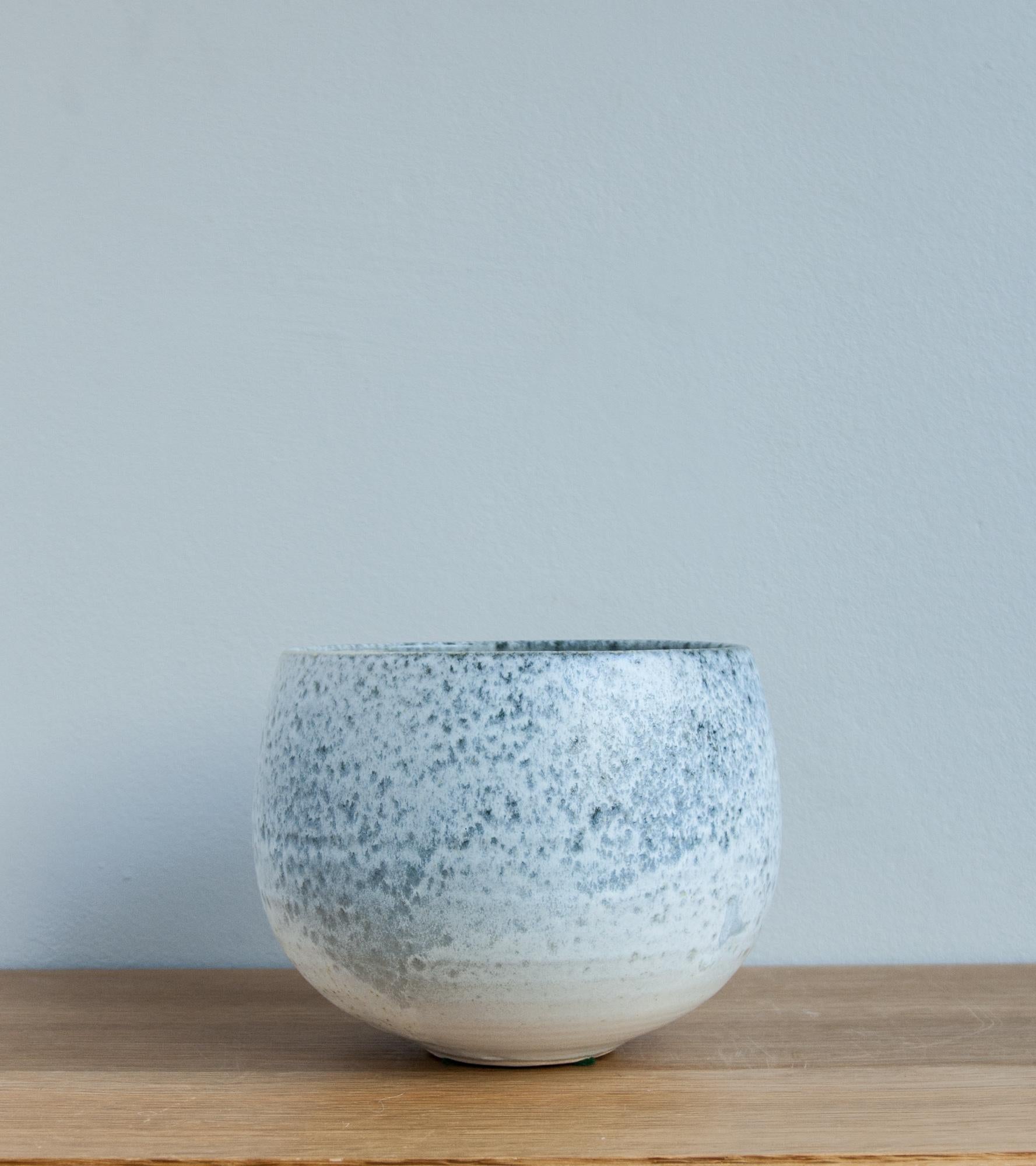 Stoneware Aage & Kasper Würtz One Off Small Vase Stone Blue Glaze #2